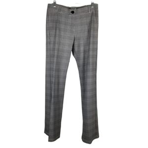 Betabrand Womens Houndstooth Plaid Pants Stretch Pull On Work Pants Size Medium